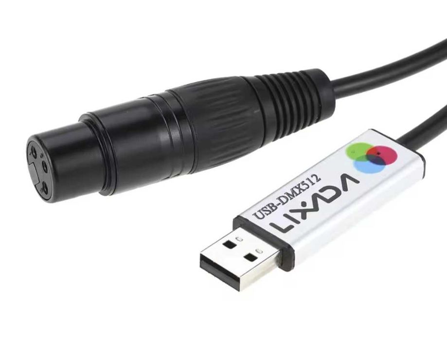 Кабель перехідник Lixada USB - DMX DMX512 контролер