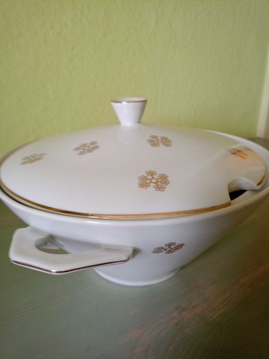 Serwis stołowy porcelanowy vintage. Chodzież.