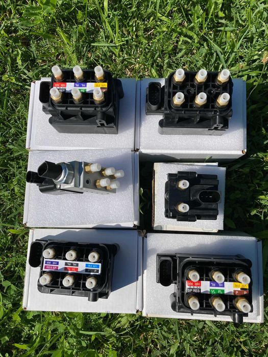 Блоки клапанов,пневмо клапана на разные авто,новые,есть в наличии.