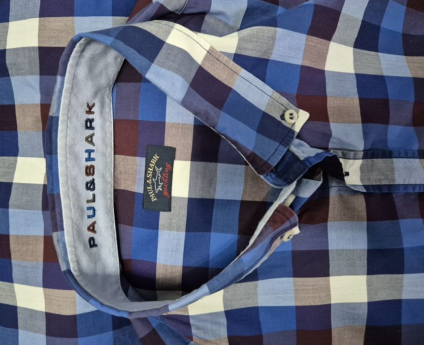 PAUL & SHARK roz. 45 3XL koszula premium super stan made in italy