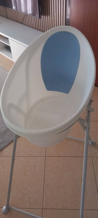 Banheira Bebé Shnuggle com suporte