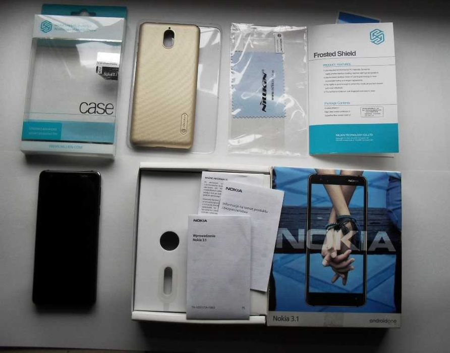 Smartfon nokia 3,1 stan idealny + etui i folia ochronna