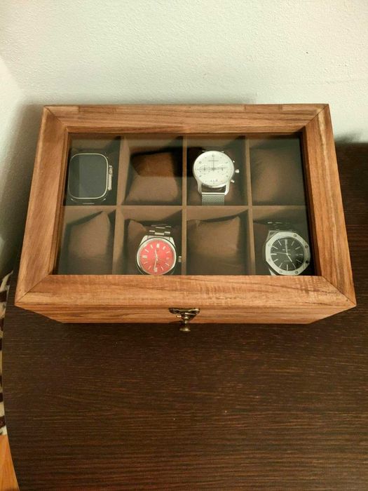 Szkatułka na zegarki biżuterię duża prezent świąteczny NOWA