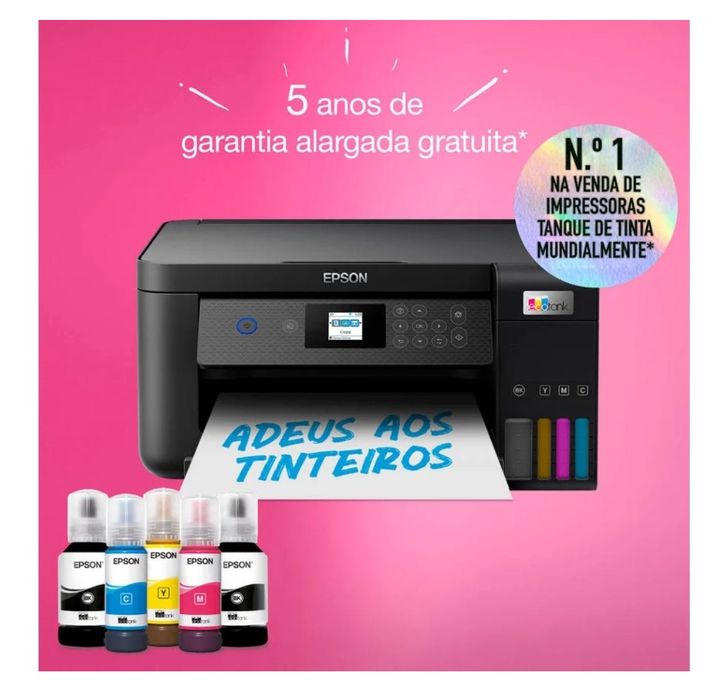 Impressora EPSON EcoTank ET-2851 Multifunções - Jato de Tinta - Wi-Fi