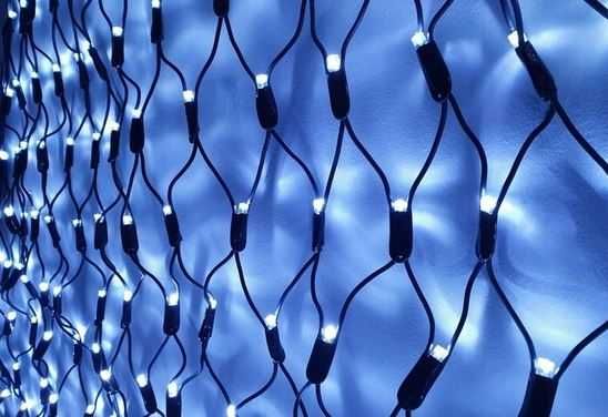 LAMPKI CHOINKOWE zewnętrzne 204 LED choinka biały zimny