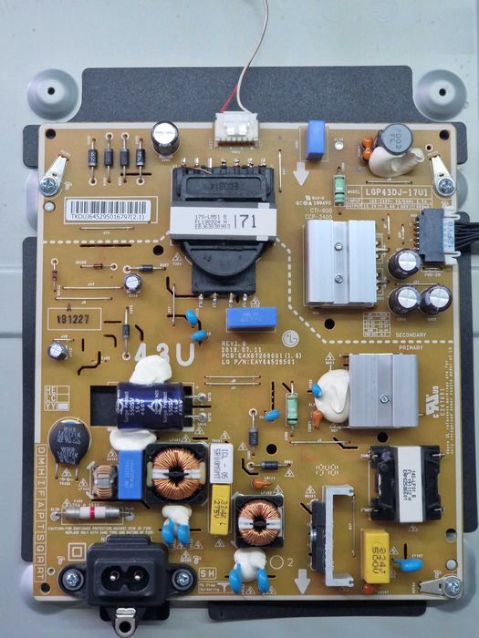 Peças TV LG 43UM7050PLF