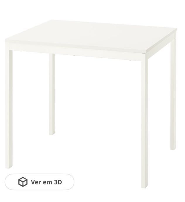 Cadeira e mesa extensível como novas