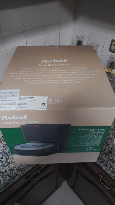 Romba i5+ combo - robô aspirador e esfregona
