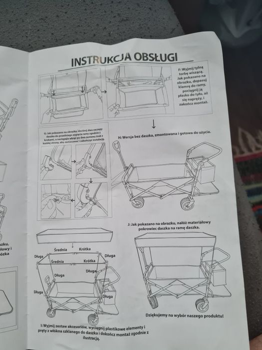 Wózek plażowy/działkowy  nowy