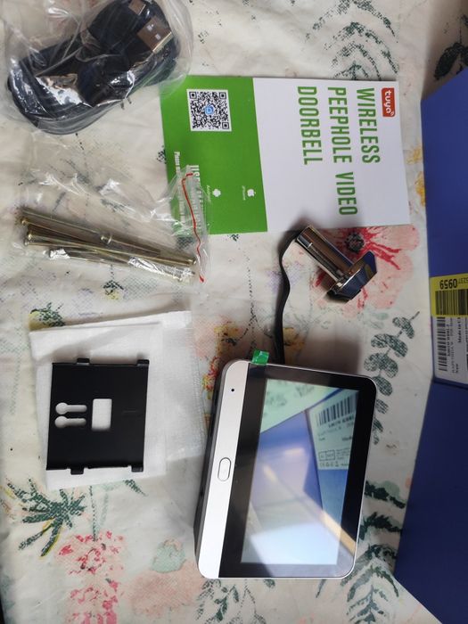 Wizjer do drzwi z monitorem, kamera 1080p 4,3"