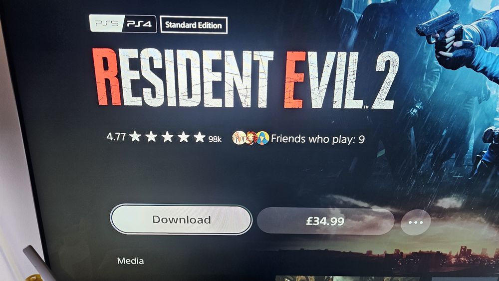 Resident Evil 2 PS4 PS5 PlayStation 4 5