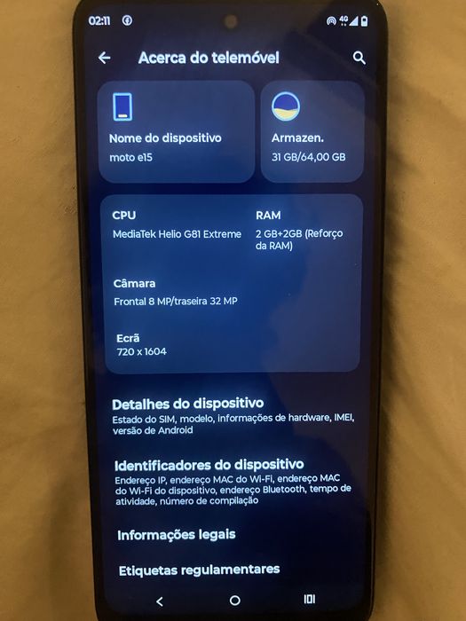 Troca ou Venda - Motorola Moto E15
