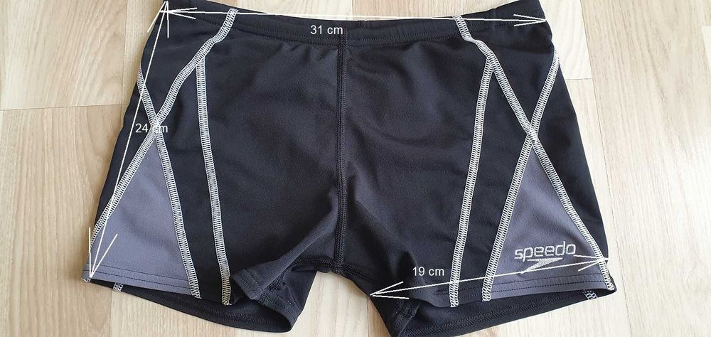 Kąpielówki Speedo czarne krótkie S