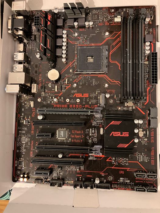 ASUS Prime B350-PLUS | Płyta główna AM4 | Obsługuje Ryzen 5000!