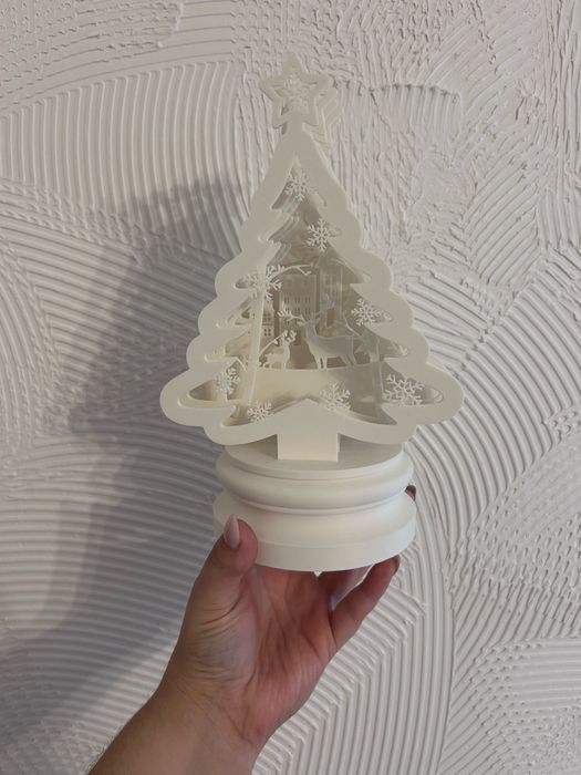 Choinka lampion 3d