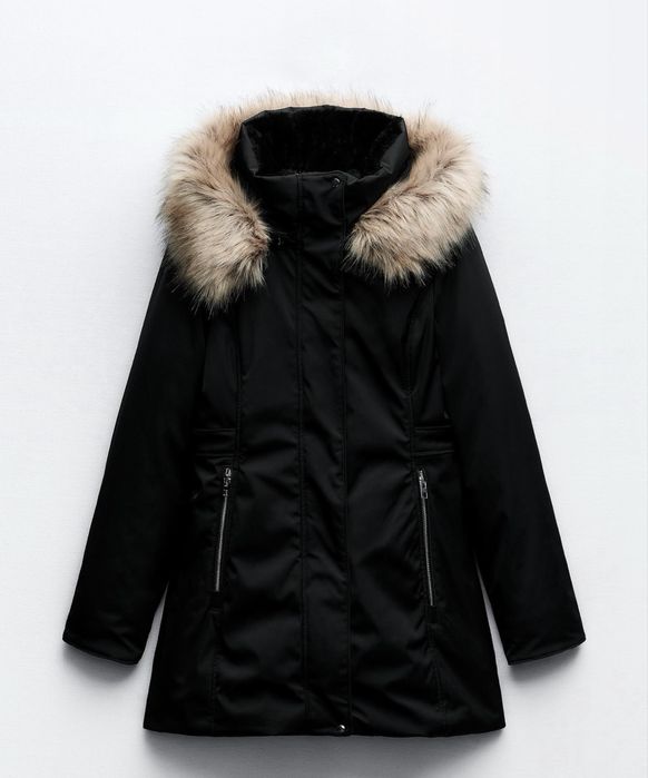 Casaco parka com water and wind protection