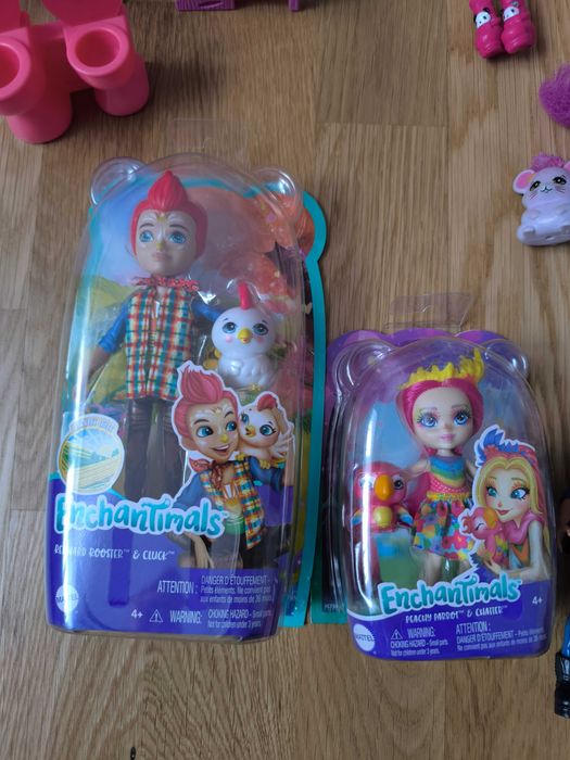 Zestaw Enchantimals - 2 domki, auto, lalki + 2 nowe, puzzle, książka