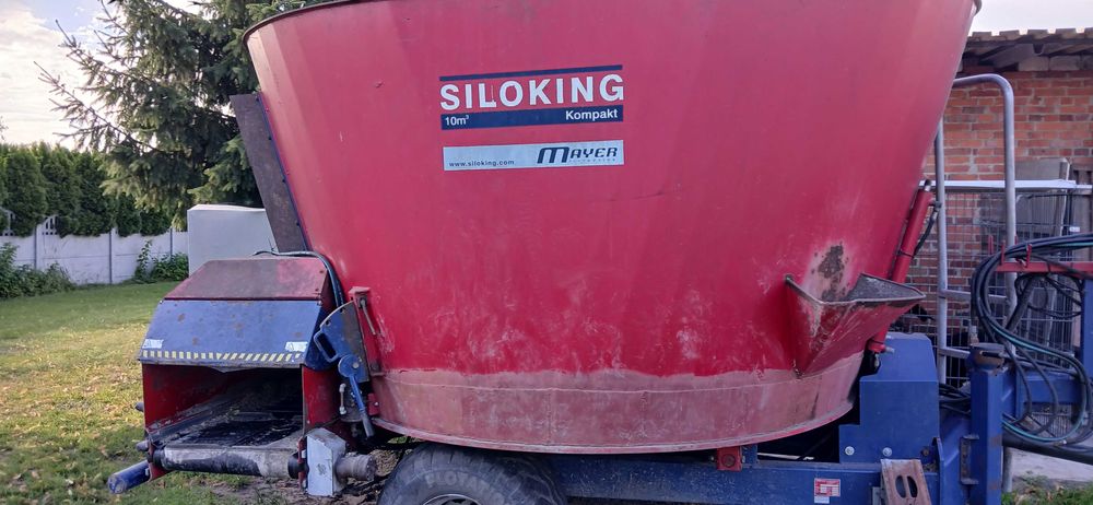 Wóz paszowy Siloking 10m3 Kompakt paszowóz mieszalnik przyczepa