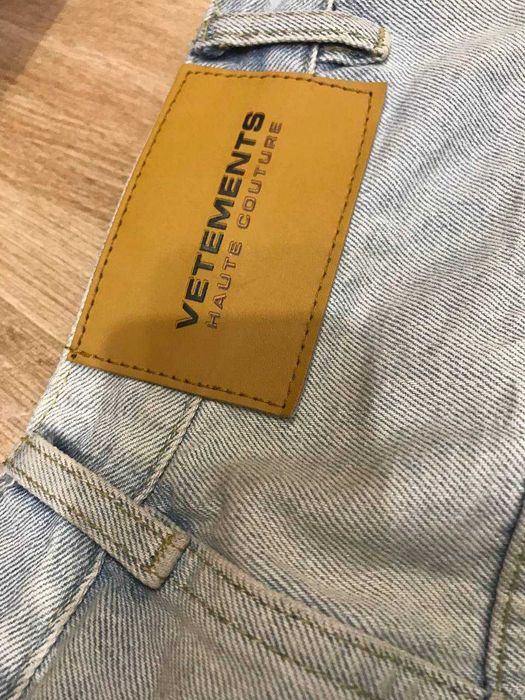 Джинсы Vetements ветементс, ветмо