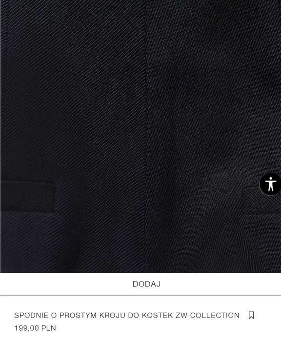 Nowe eleganckie spodnie smokingowe kobieta zara 36 S