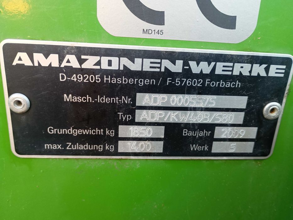 Siewnik Amazone P2000 - ADP/KW403/580
