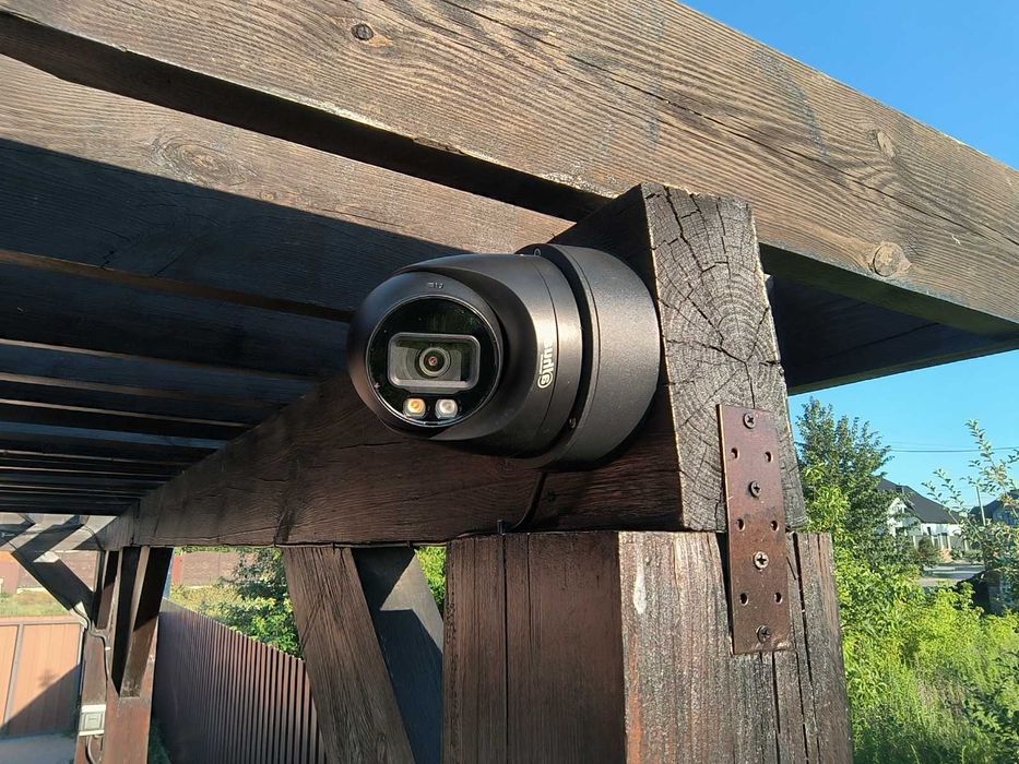 Монтаж систем відеоспостереження для дому + комплект видеонаблюдения