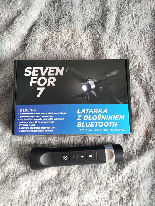 Latarka z głośnikiem Bluetooth seven for 7