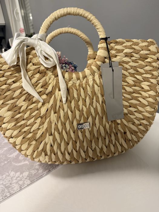 Koszyk wiklinowy plażowy NOWY