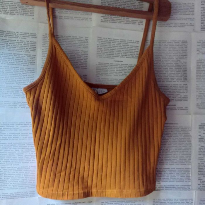 Топ майка помаранчевий