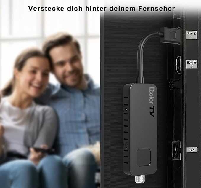Dcolor Odbiornik satelitarny DVB-S/S2 – HDMI Full-HD 1080P USB 2.0