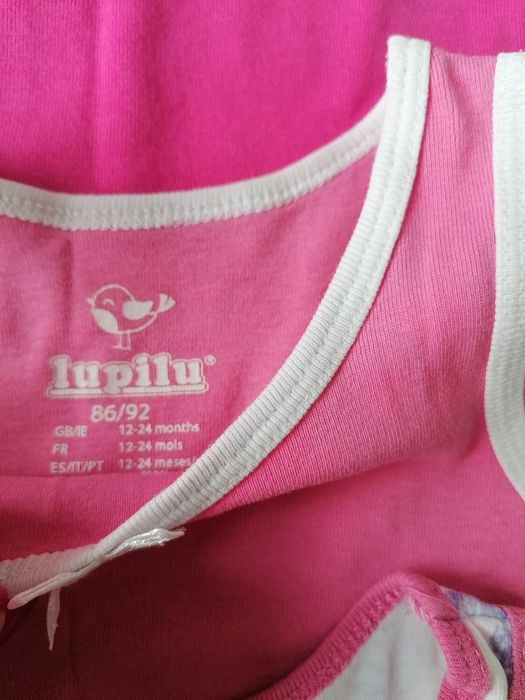 Koszulki na ramiączkach rozmiar 86/92 Lupilu