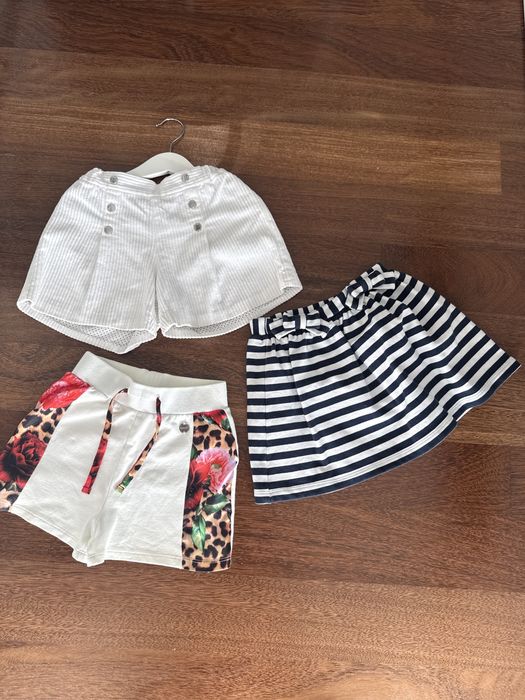 shorts e saia para menina de 3/4 anos marcas jacadi e gaudi