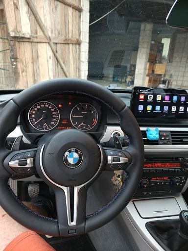 Volante + Airbag + Patilhas BMW E81/E82/E90/E91/X1/E70/E71 (Novo)