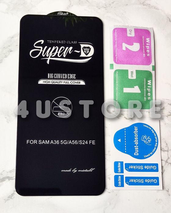 Защитное стекло Mietubl на Samsung A56 5G прочное качественное