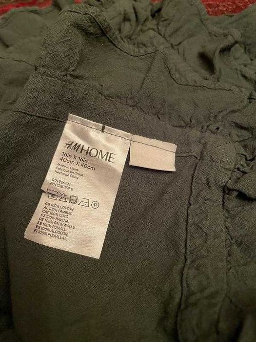 H&M Серветки текстильні 4 шт. - білі/квіти