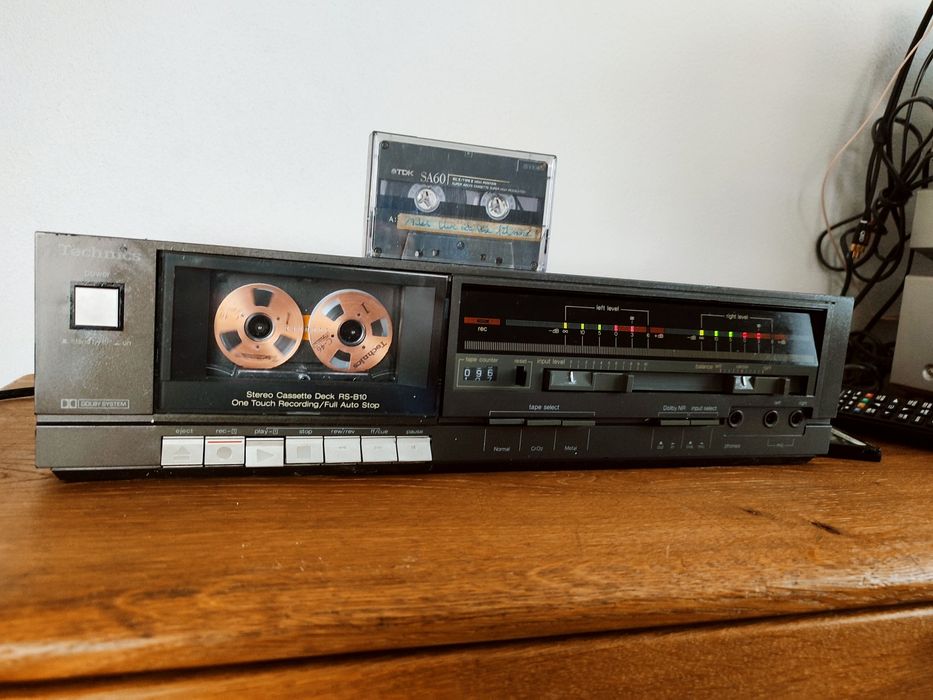 WIOSENNE PORZĄDKI! Magnetofon Technics rs b10 + kaseta TDK SA 60