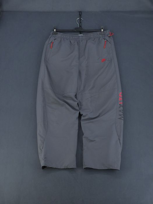 Nike MAX LTD spodnie dresowe dresy 7/8 z siatką L retro y2k blokecore