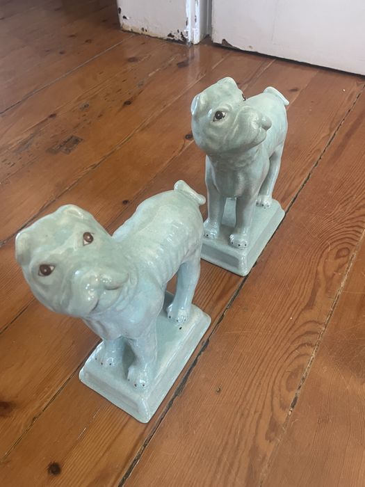 2 figuras de porcelana chinesa