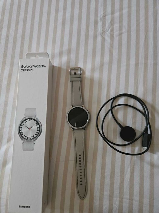 Relógio Samsung Watch 6 clássico de 47 mm.
