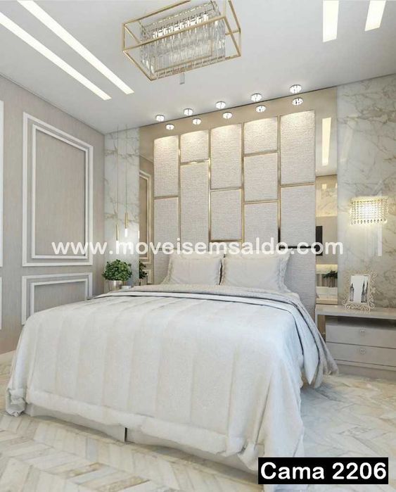 Camas de Casal com Cabeceira Alta - Fazemos todas as medidas e cores.