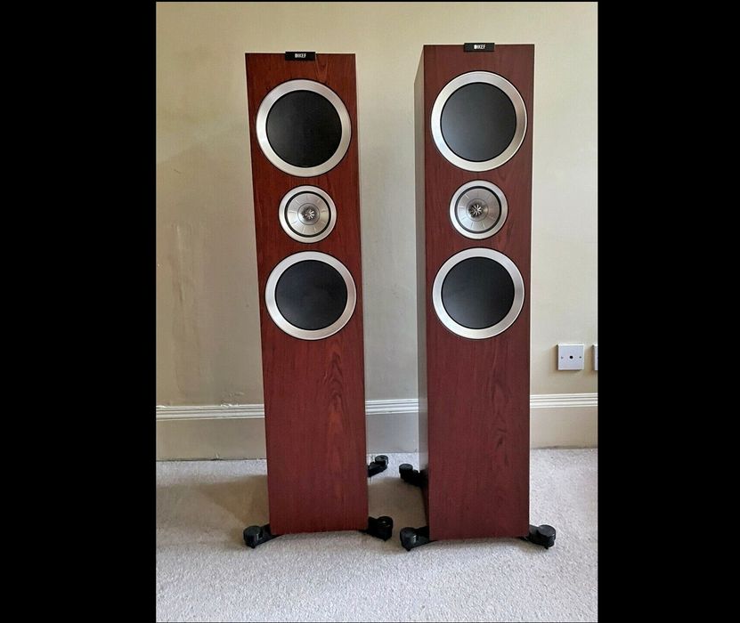 duże kolumny KEF R900 Palisander, topowy model
