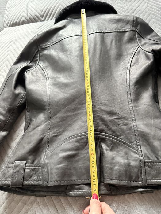 Kurtka skórzana Ochnik S raz założona