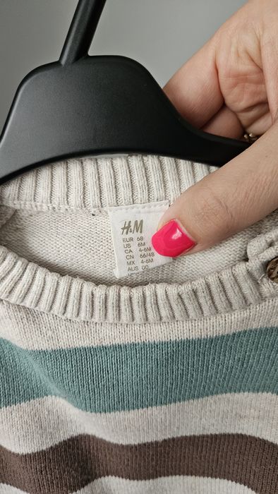 Sweterek w paski H&M