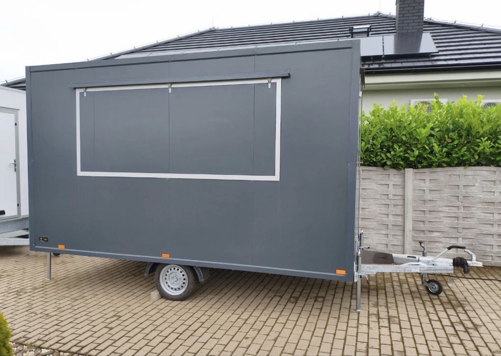 Przyczepa Handlowa Gastronomiczna Uslugowa  350x210cm  DMC 750