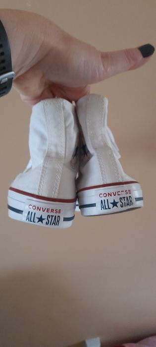 Białe wysokie Converse rozm. 38