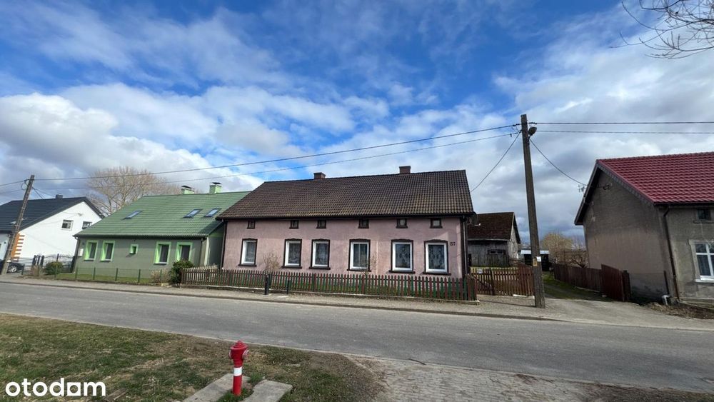 Na sprzedaż dom z dużą działką – Gosław (gm. Trzebiatów)