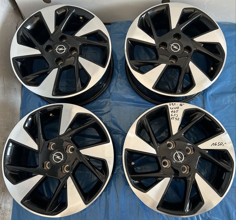 395 Felgi Aluminiowe Oryginał OPEL R 16 4x108 otwór 65 Bardzo Ładne jak NOWE