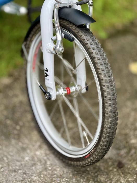 Rower dziecięcy WOOM 3 G niebieski 16" komplet