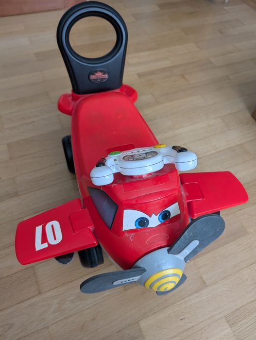 Zabawka, jeździk, Disney samoloty, czerwony
