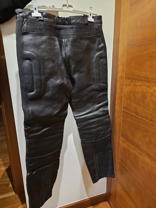 Calças mota pele